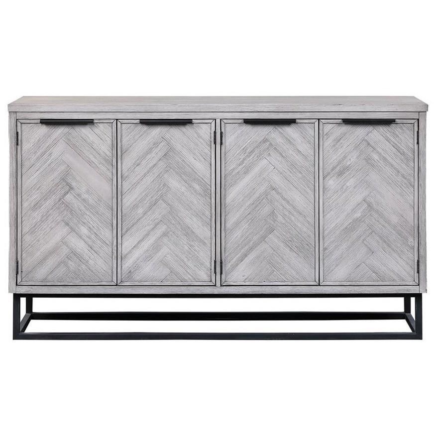 Aspen Court II 4 Door Media Credenza